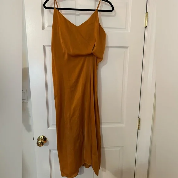 Lucy Paris golden orange dress